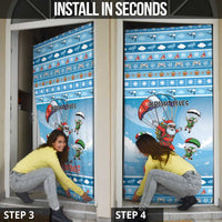 Gamer Christmas Door Cover Alright Elves Where We Dropping - Wonder Print Shop