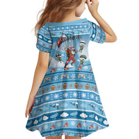 Gamer Christmas Family Matching Short Sleeve Bodycon Dress and Hawaiian Shirt Alright Elves Where We Dropping - Wonder Print Shop