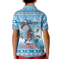 Gamer Christmas Kid Polo Shirt Alright Elves Where We Dropping - Wonder Print Shop