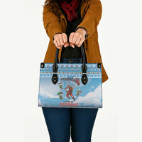 Gamer Christmas Leather Bag Alright Elves Where We Dropping - Wonder Print Shop