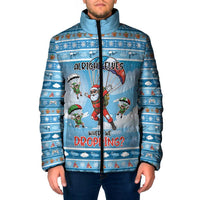 Gamer Christmas Padded Jacket Alright Elves Where We Dropping - Wonder Print Shop