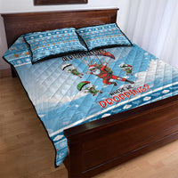 Gamer Christmas Quilt Bed Set Alright Elves Where We Dropping - Wonder Print Shop