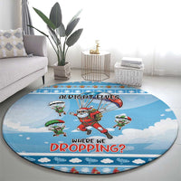 Gamer Christmas Round Carpet Alright Elves Where We Dropping - Wonder Print Shop