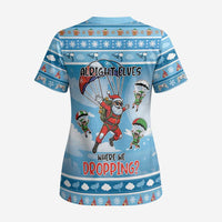 Gamer Christmas Scrub Top Alright Elves Where We Dropping - Wonder Print Shop