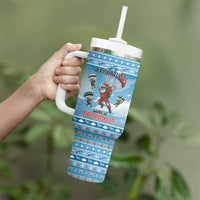 Gamer Christmas Tumbler With Handle Alright Elves Where We Dropping - Wonder Print Shop