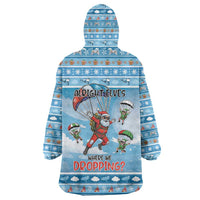 Gamer Christmas Wearable Blanket Hoodie Alright Elves Where We Dropping - Wonder Print Shop