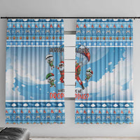 Gamer Christmas Window Curtain Alright Elves Where We Dropping - Wonder Print Shop