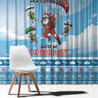 Gamer Christmas Window Curtain Alright Elves Where We Dropping - Wonder Print Shop