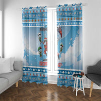 Gamer Christmas Window Curtain Alright Elves Where We Dropping - Wonder Print Shop
