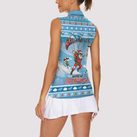 Gamer Christmas Women Sleeveless Polo Shirt Alright Elves Where We Dropping - Wonder Print Shop