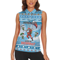 Gamer Christmas Women Sleeveless Polo Shirt Alright Elves Where We Dropping - Wonder Print Shop