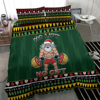 Xmas Gymer Christmas Bedding Set No Lift No Gift - Wonder Print Shop