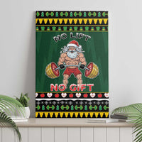 Xmas Gymer Christmas Canvas Wall Art No Lift No Gift - Wonder Print Shop