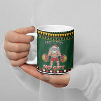 Xmas Gymer Christmas Ceramic Mug No Lift No Gift - Wonder Print Shop