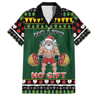 Xmas Gymer Christmas Hawaiian Shirt No Lift No Gift - Wonder Print Shop