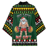 Xmas Gymer Christmas Kimono No Lift No Gift - Wonder Print Shop