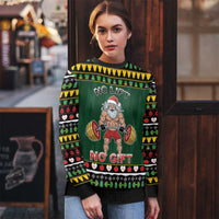 Gym Christmas Ugly Christmas Sweater No Lift No Gift - Wonder Print Shop