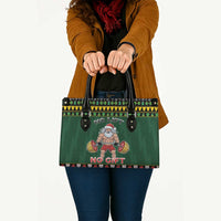 Xmas Gymer Christmas Leather Bag No Lift No Gift - Wonder Print Shop