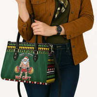 Xmas Gymer Christmas Leather Bag No Lift No Gift - Wonder Print Shop