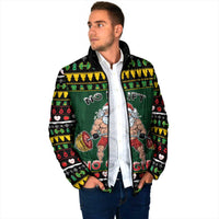 Xmas Gymer Christmas Padded Jacket No Lift No Gift - Wonder Print Shop