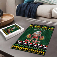 Xmas Gymer Christmas Puzzle No Lift No Gift - Wonder Print Shop
