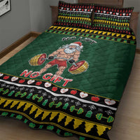 Xmas Gymer Christmas Quilt Bed Set No Lift No Gift - Wonder Print Shop