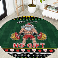Xmas Gymer Christmas Round Carpet No Lift No Gift - Wonder Print Shop