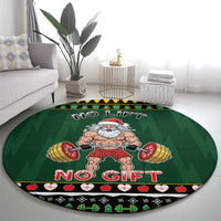 Xmas Gymer Christmas Round Carpet No Lift No Gift - Wonder Print Shop