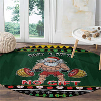 Xmas Gymer Christmas Round Carpet No Lift No Gift - Wonder Print Shop