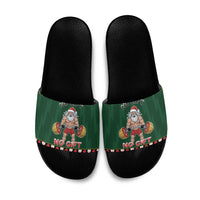 Xmas Gymer Christmas Slide Sandals No Lift No Gift - Wonder Print Shop