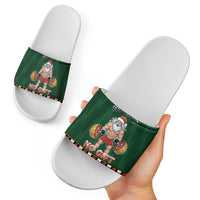Xmas Gymer Christmas Slide Sandals No Lift No Gift - Wonder Print Shop
