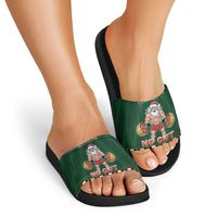 Xmas Gymer Christmas Slide Sandals No Lift No Gift - Wonder Print Shop