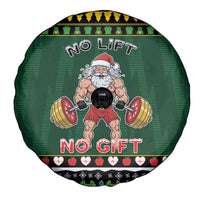 Xmas Gymer Christmas Spare Tire Cover No Lift No Gift - Wonder Print Shop