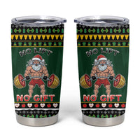 Xmas Gymer Christmas Tumbler Cup No Lift No Gift - Wonder Print Shop