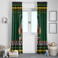 Xmas Gymer Christmas Window Curtain No Lift No Gift - Wonder Print Shop