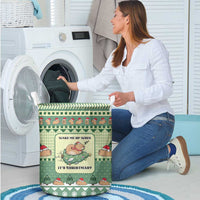Capybara Christmas Laundry Basket Wake Me Up When It's Christmas - Wonder Print Shop
