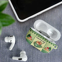 Capybara Christmas AirPods Case Wake Me Up When It's Christmas - Wonder Print Shop