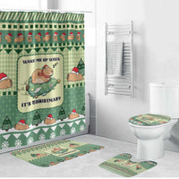 Capybara Christmas Bathroom Set Wake Me Up When It's Christmas - Wonder Print Shop