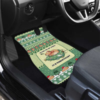Capybara Christmas Car Mats Wake Me Up When It's Christmas - Wonder Print Shop