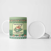 Capybara Christmas Ceramic Mug Wake Me Up When It's Christmas - Wonder Print Shop