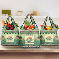 Capybara Christmas Grocery Bag Wake Me Up When It's Christmas - Wonder Print Shop