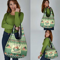 Capybara Christmas Grocery Bag Wake Me Up When It's Christmas - Wonder Print Shop