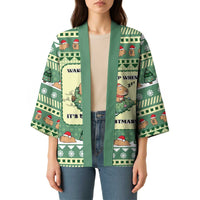 Capybara Christmas Kimono Wake Me Up When It's Christmas - Wonder Print Shop