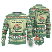 Capybara Christmas Ugly Christmas Sweater Wake Me Up When It's Christmas - Wonder Print Shop