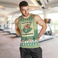 Capybara Christmas Men Tank Top Wake Me Up When It's Christmas - Wonder Print Shop