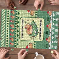 Capybara Christmas Puzzle Wake Me Up When It's Christmas - Wonder Print Shop