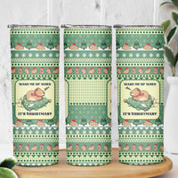 Capybara Christmas Skinny Tumbler Wake Me Up When It's Christmas - Wonder Print Shop