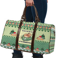 Capybara Christmas Travel Bag Wake Me Up When It's Christmas - Wonder Print Shop