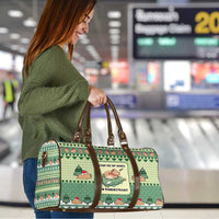 Capybara Christmas Travel Bag Wake Me Up When It's Christmas - Wonder Print Shop