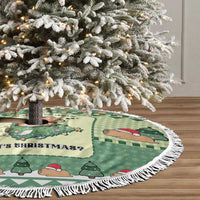 Capybara Christmas Tree Skirt Wake Me Up When It's Christmas - Wonder Print Shop